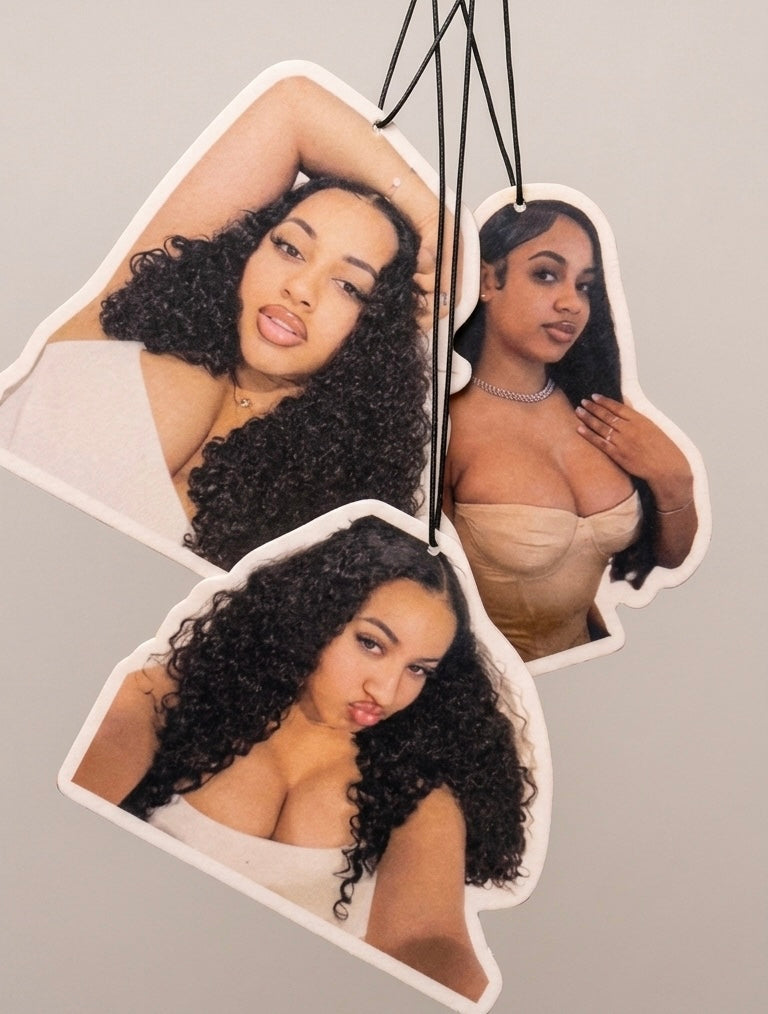 Personalized Photo Air Freshener - Custom Car Freshie